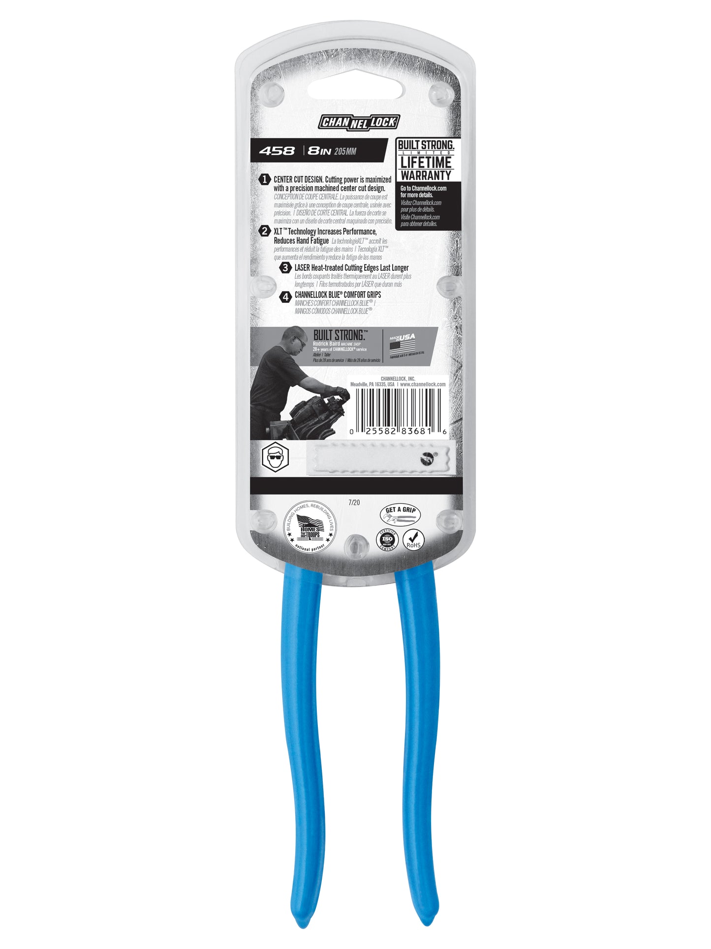 8-inch XLT™ Center Cutting Pliers (458)