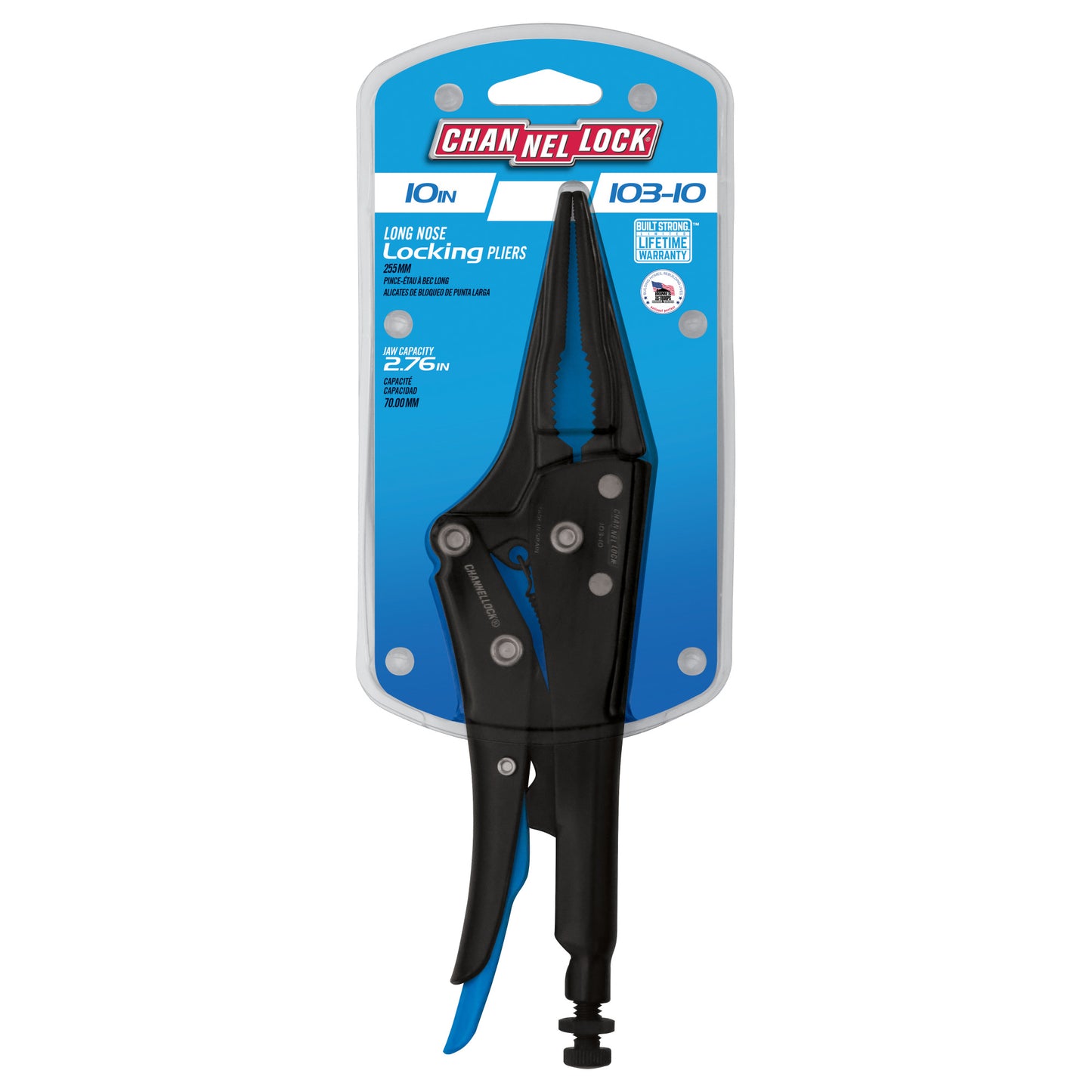 10-inch Combination Long Nose Locking Pliers (103-10)