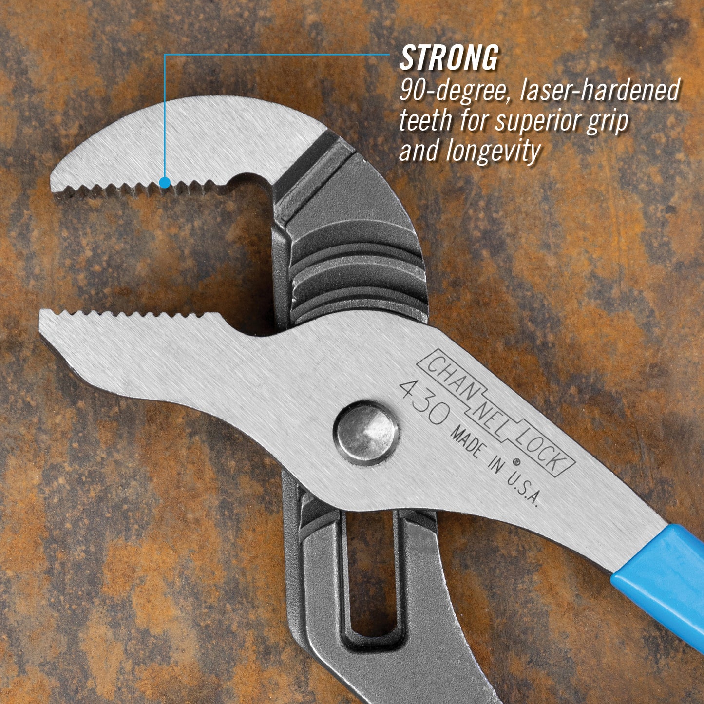 10-inch Straight Jaw Tongue & Groove Pliers (430)