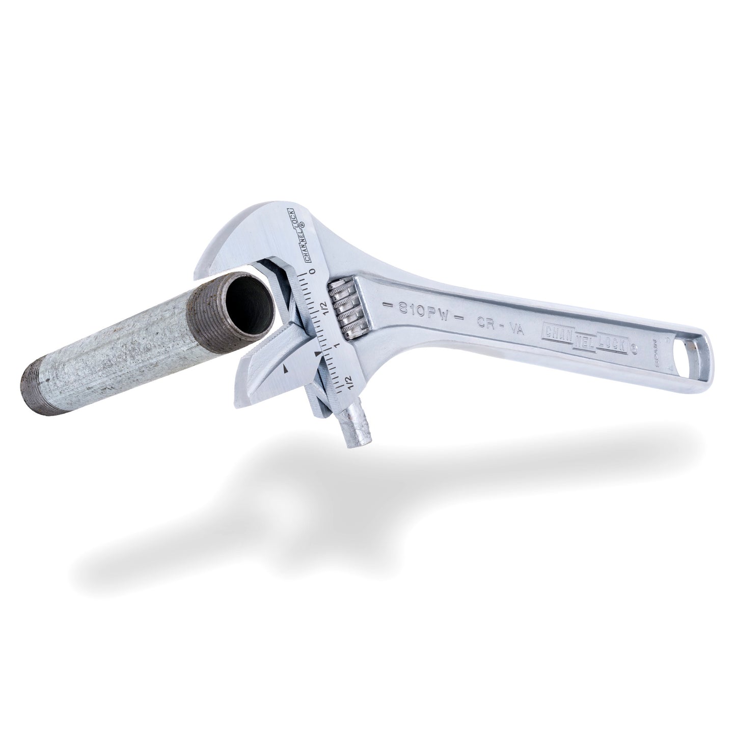 10-inch Reversible Jaw Adjustable Wrench (810PW)