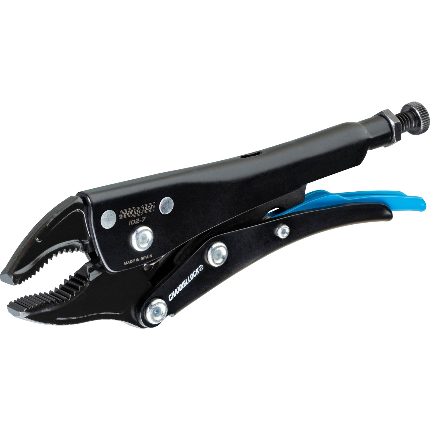 7-inch Curved Jaw Locking Pliers w/ Cutter (102-7)