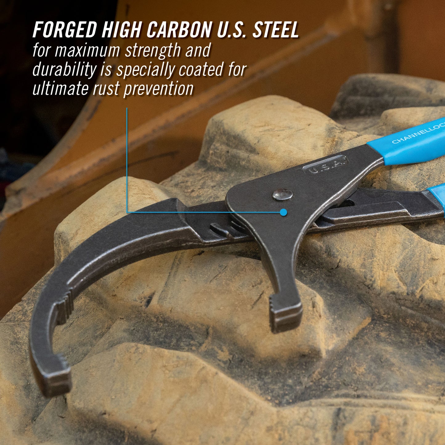 15.5-inch Oil Filter/PVC Pliers (215)