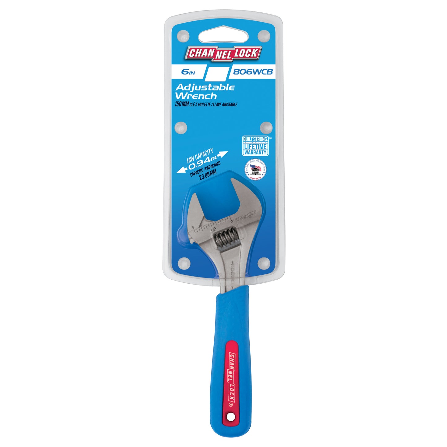 6-inch CODE BLUE® Adjustable Wrench (806WCB)