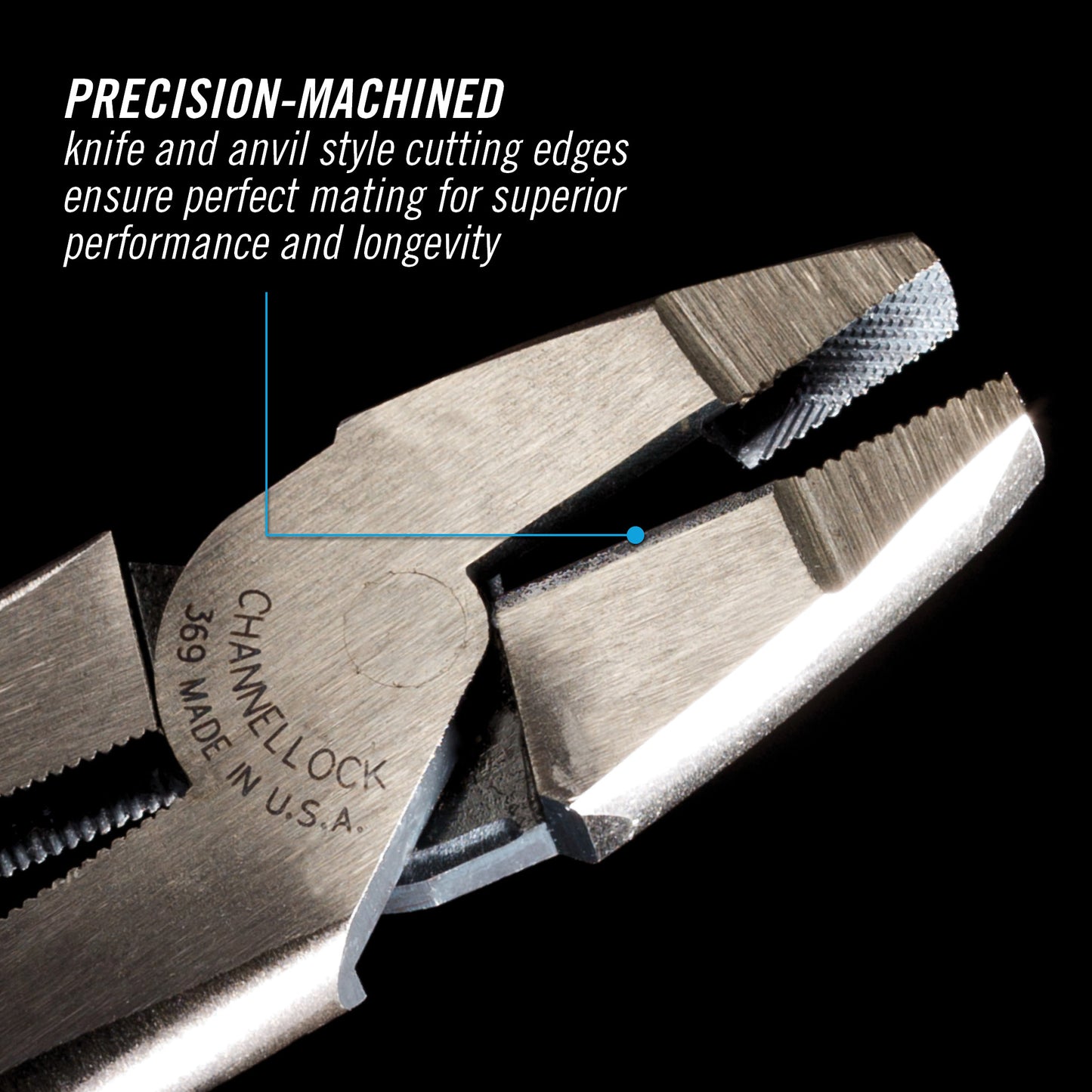 9.5-inch XLT Round Nose Linemen's Pliers (369)