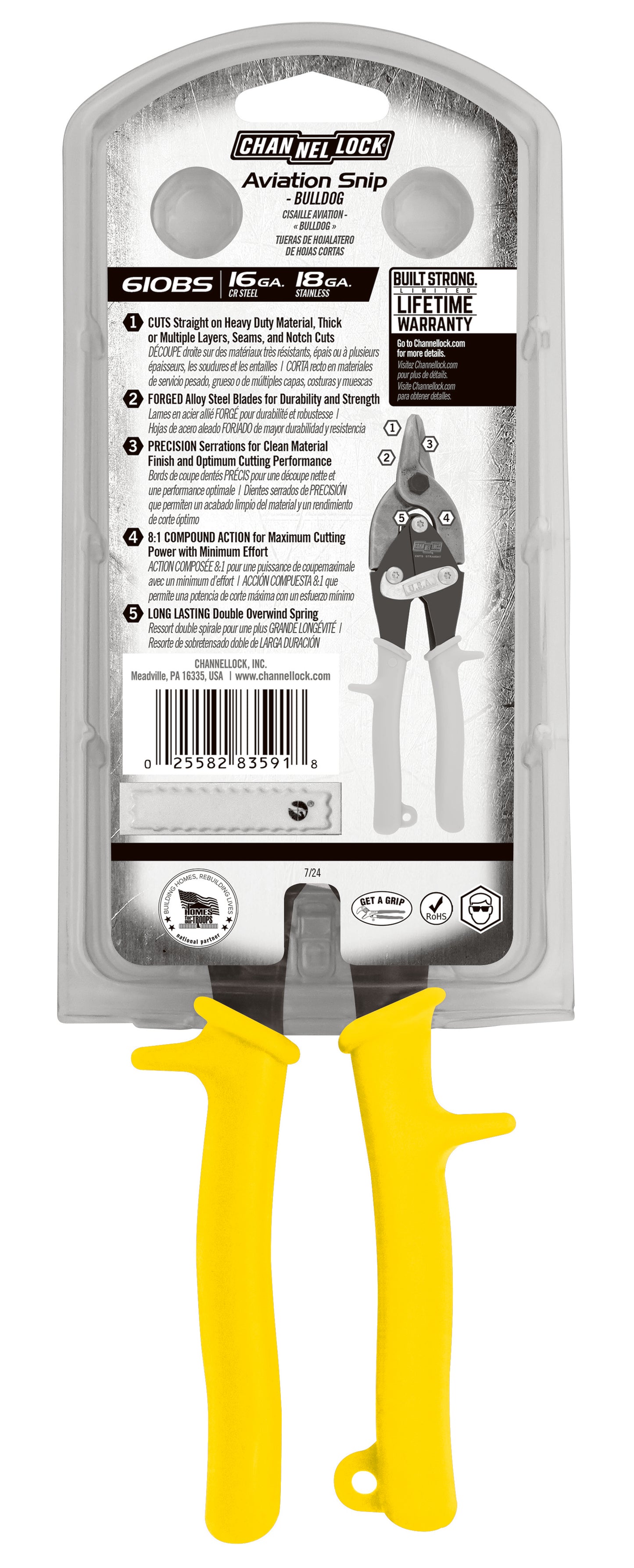 10-inch Bulldog Aviation Snip (610BS)