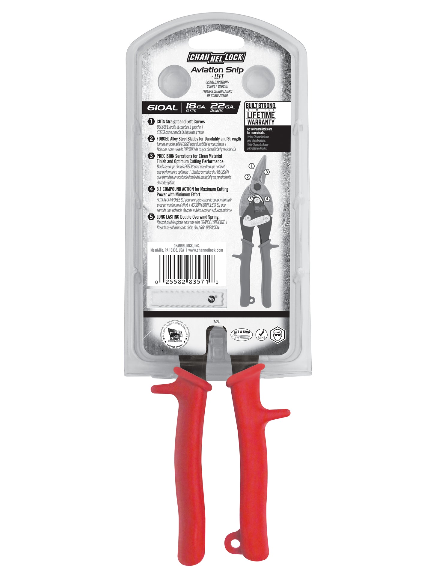 10-inch Left Aviation Snip (610AL)