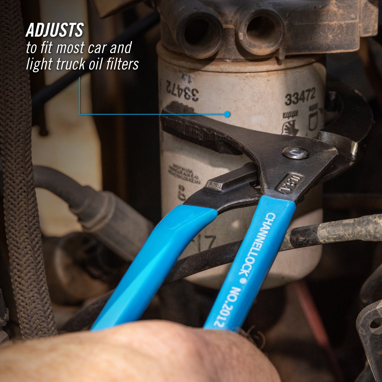 12-inch Oil Filter/PVC Angled Head Pliers (2012)