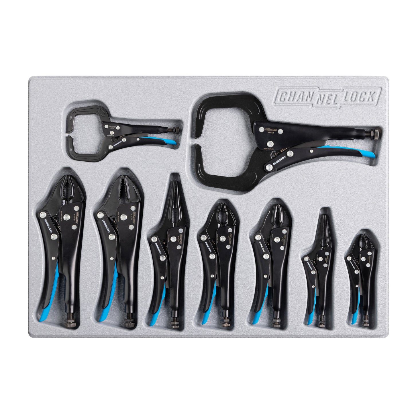 9PC Locking Pliers Set W/Tray (PC-L1)