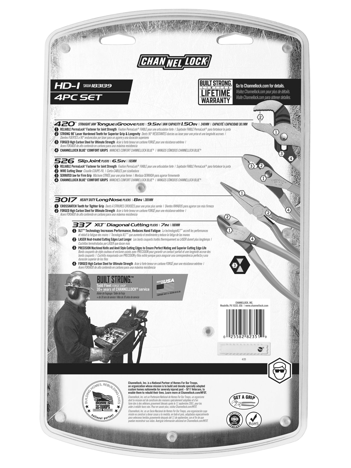 4-Piece Ultimate Pliers Set (HD-1)