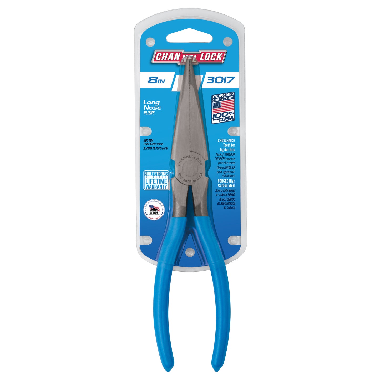 8-inch Long Nose Pliers (3017)
