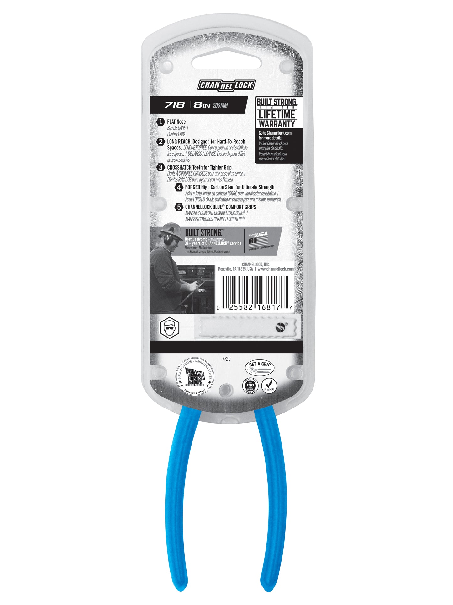 8-inch Duck Bill Long Reach Pliers (718)