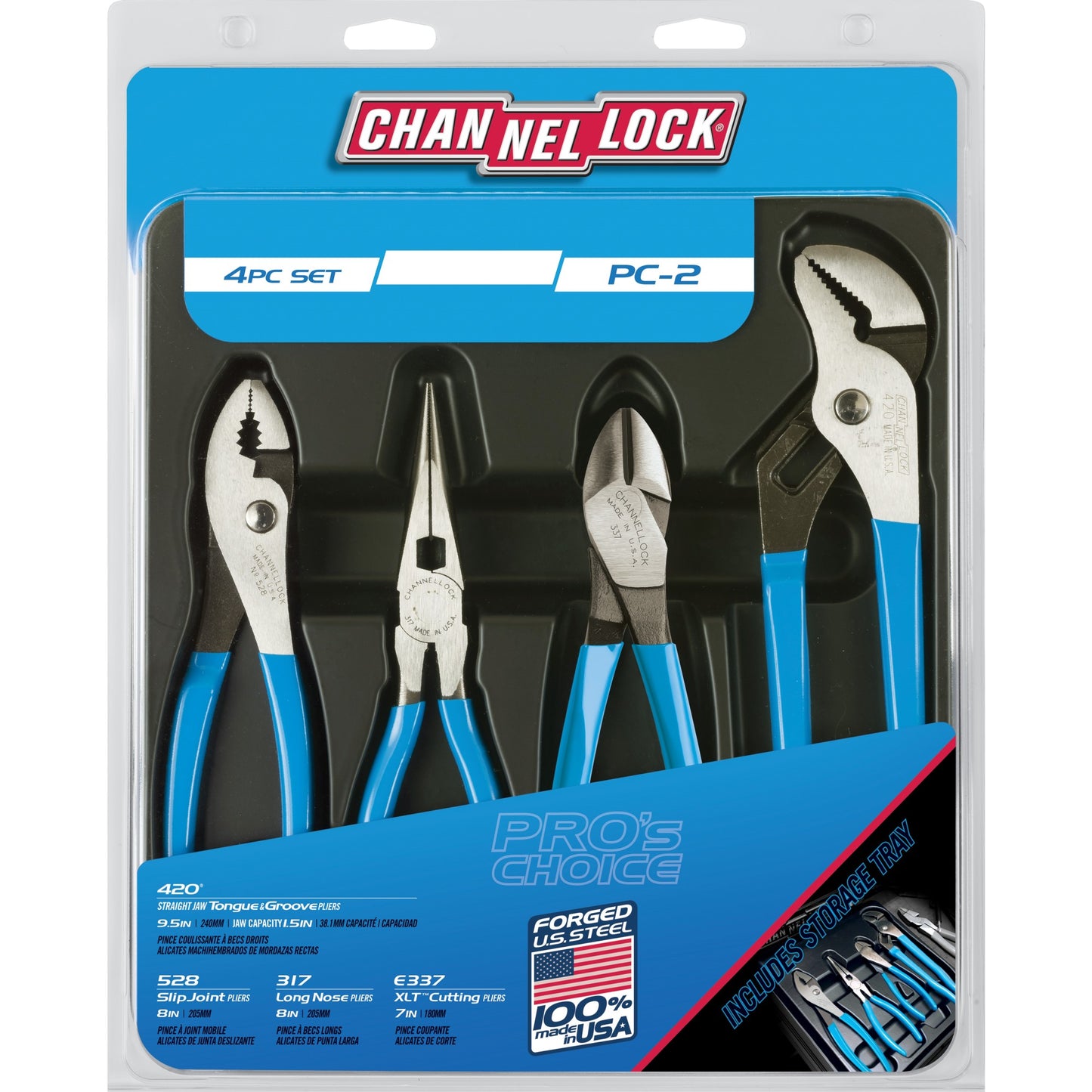 4pc Pro's Choice Pliers Set (PC-2)