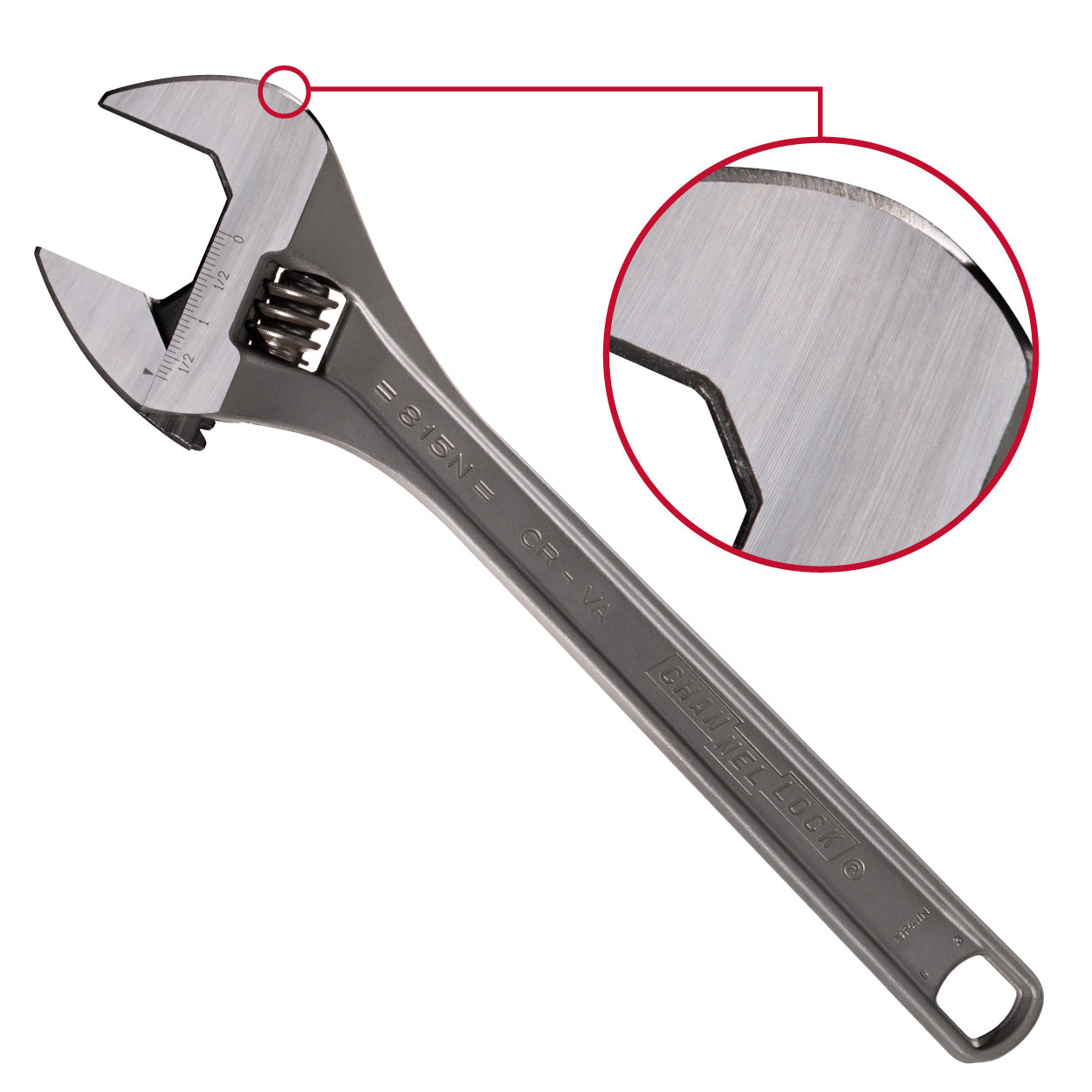 15-inch Adjustable Wrench (815N)