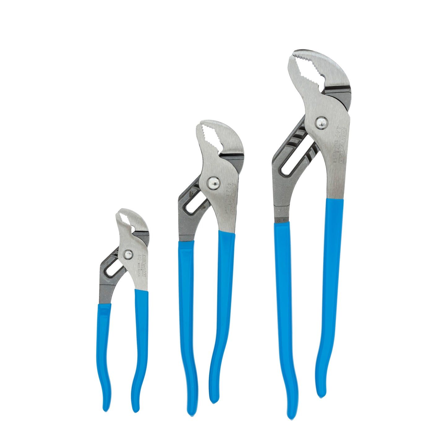 3pc V-Jaw Tongue & Groove Pliers Set (VJ-3)