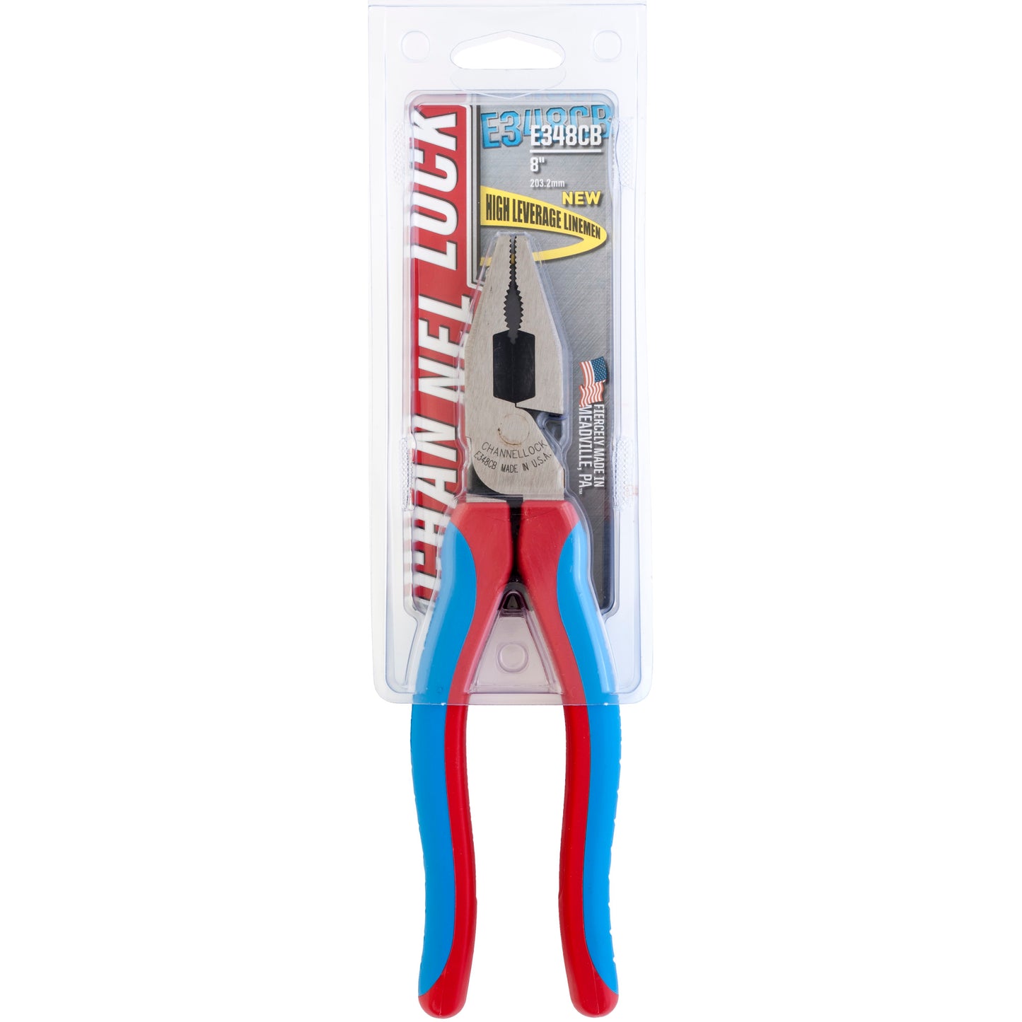 8-inch CODE BLUE® XLT™ Combination Linemen's Pliers (348CB)