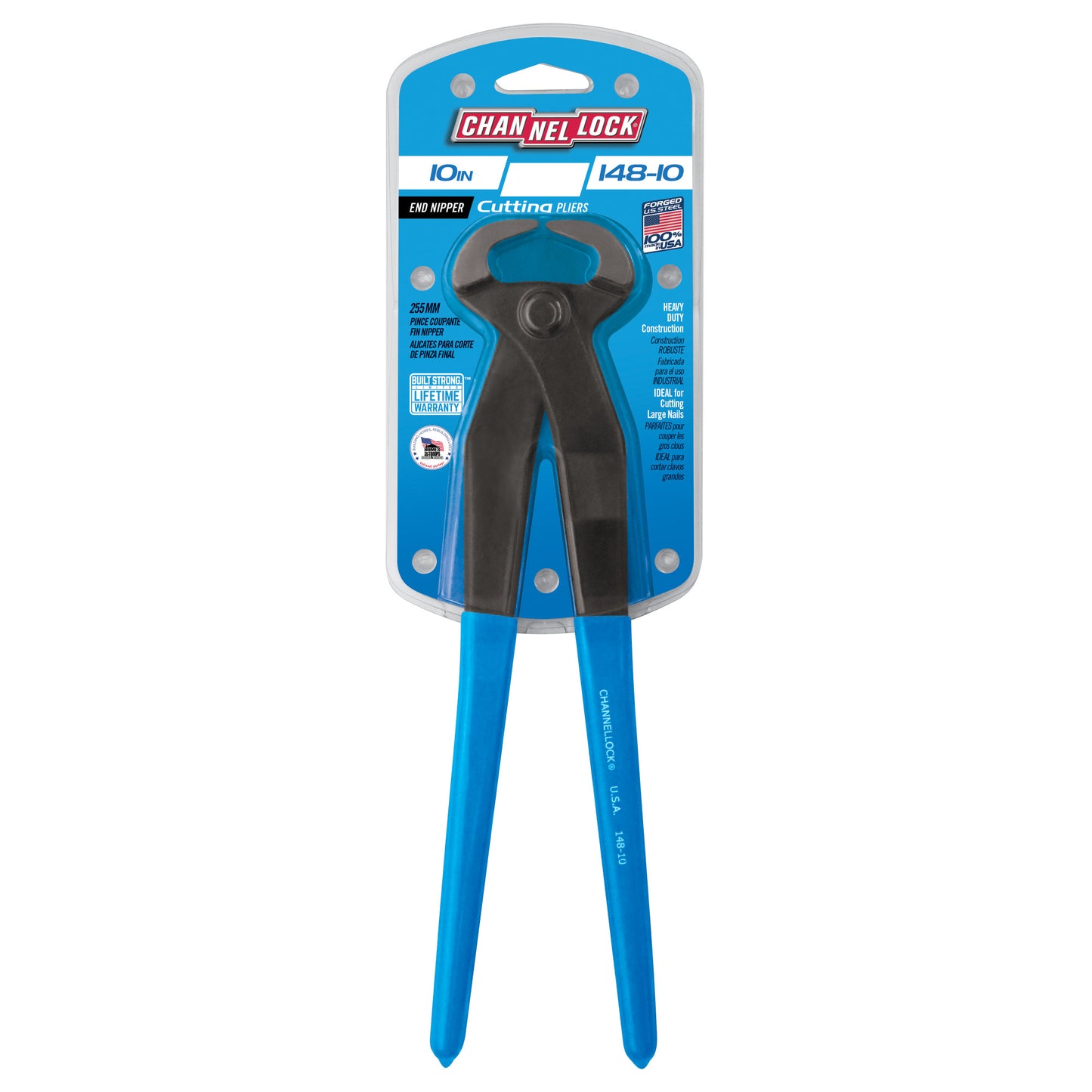 10-inch End Nipper Cutting Pliers (148-10)