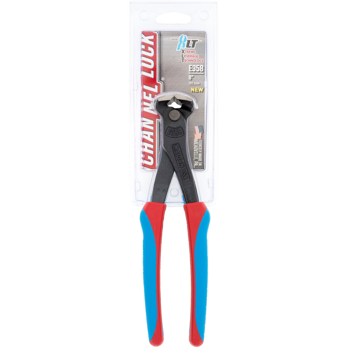 8-inch CODE BLUE® End Cutting Pliers (358CB)