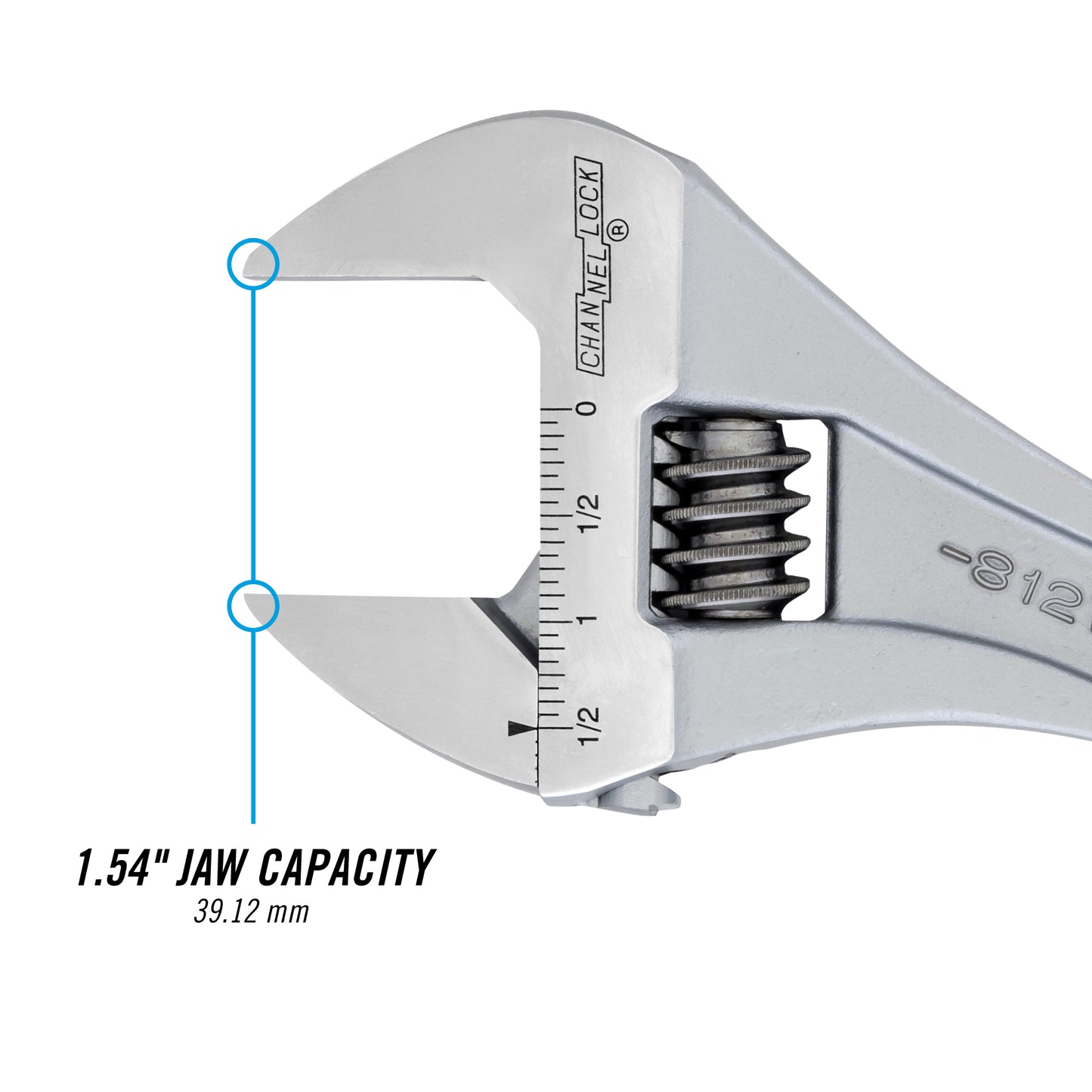 12-inch CODE BLUE® Adjustable Wrench (812WCB)