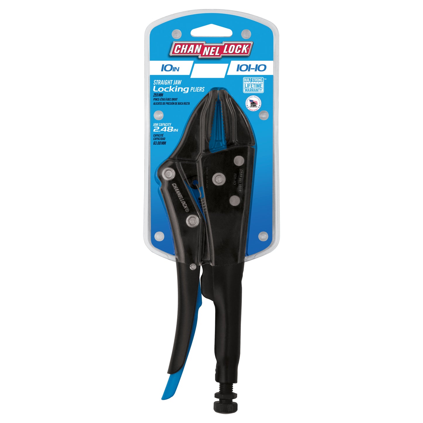 10-inch Straight Jaw Locking Pliers (101-10)