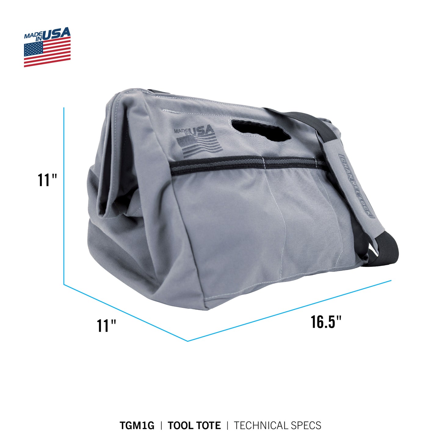 TGM1G CHANNELLOCK® Basic 6-Pocket Tool Tote