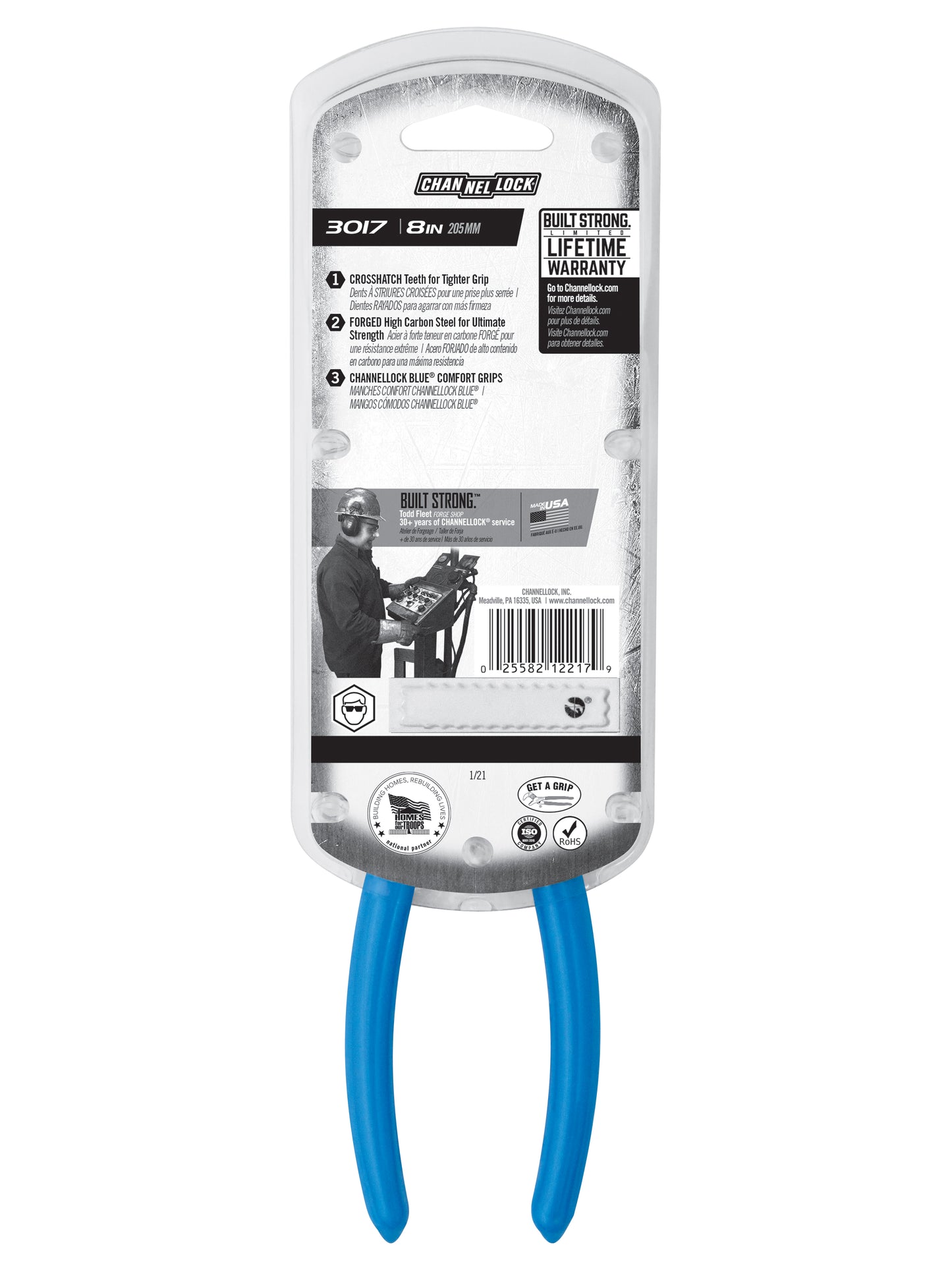 8-inch Long Nose Pliers (3017)