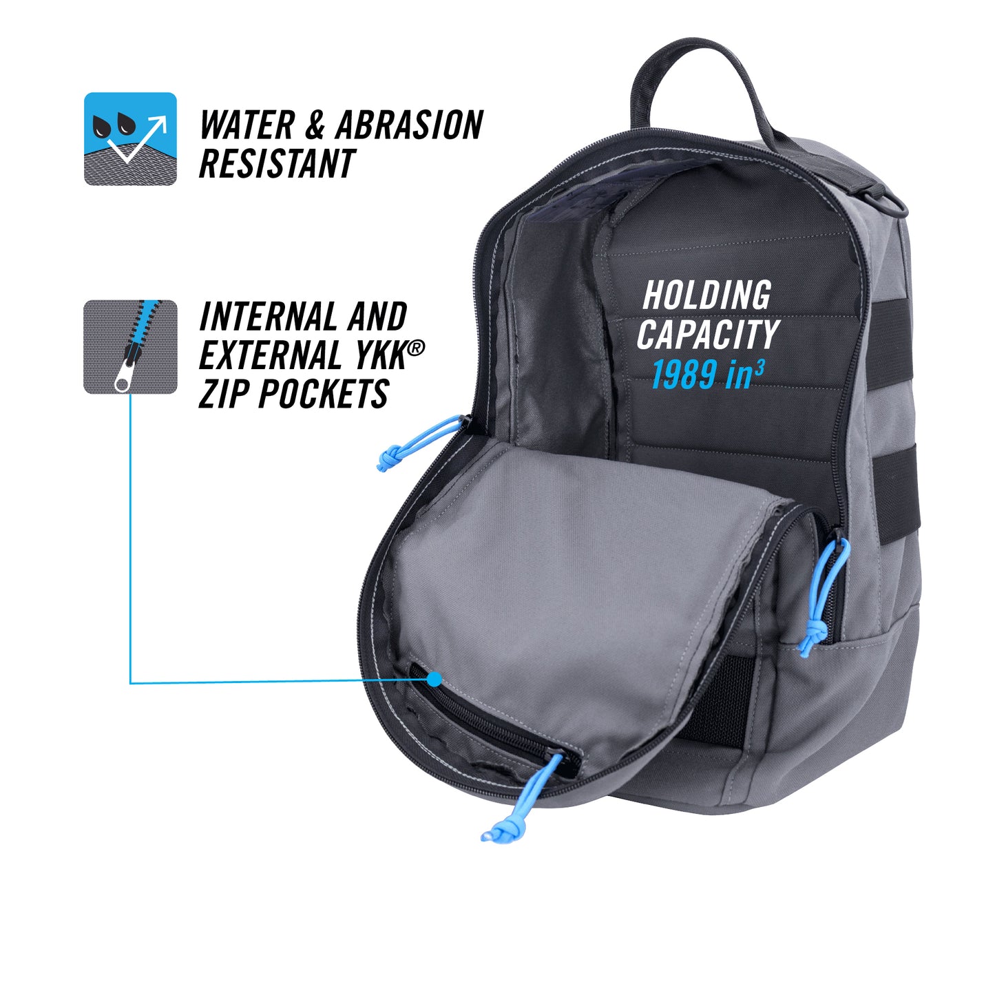 PRO Single-Compartment Tool Backpack w/ Modular AIMS™ System (TBP1G)