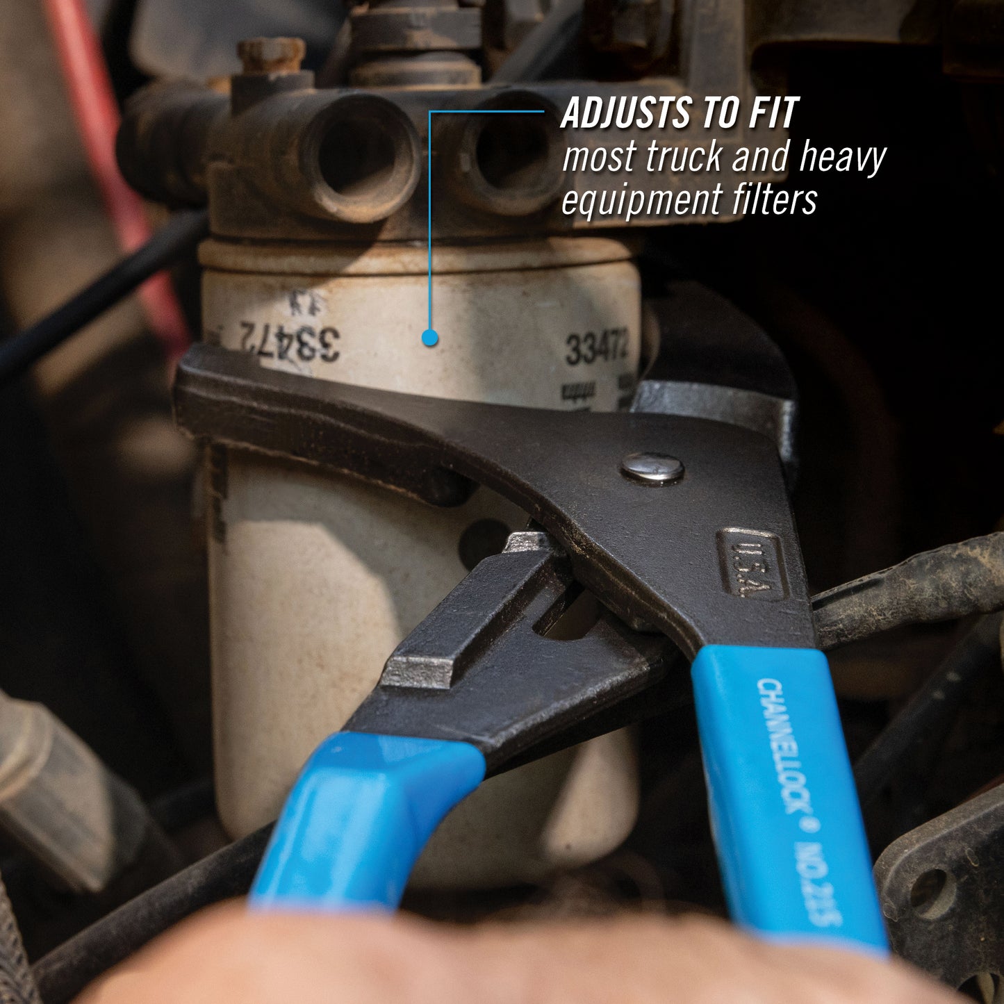 15.5-inch Oil Filter/PVC Pliers (215)