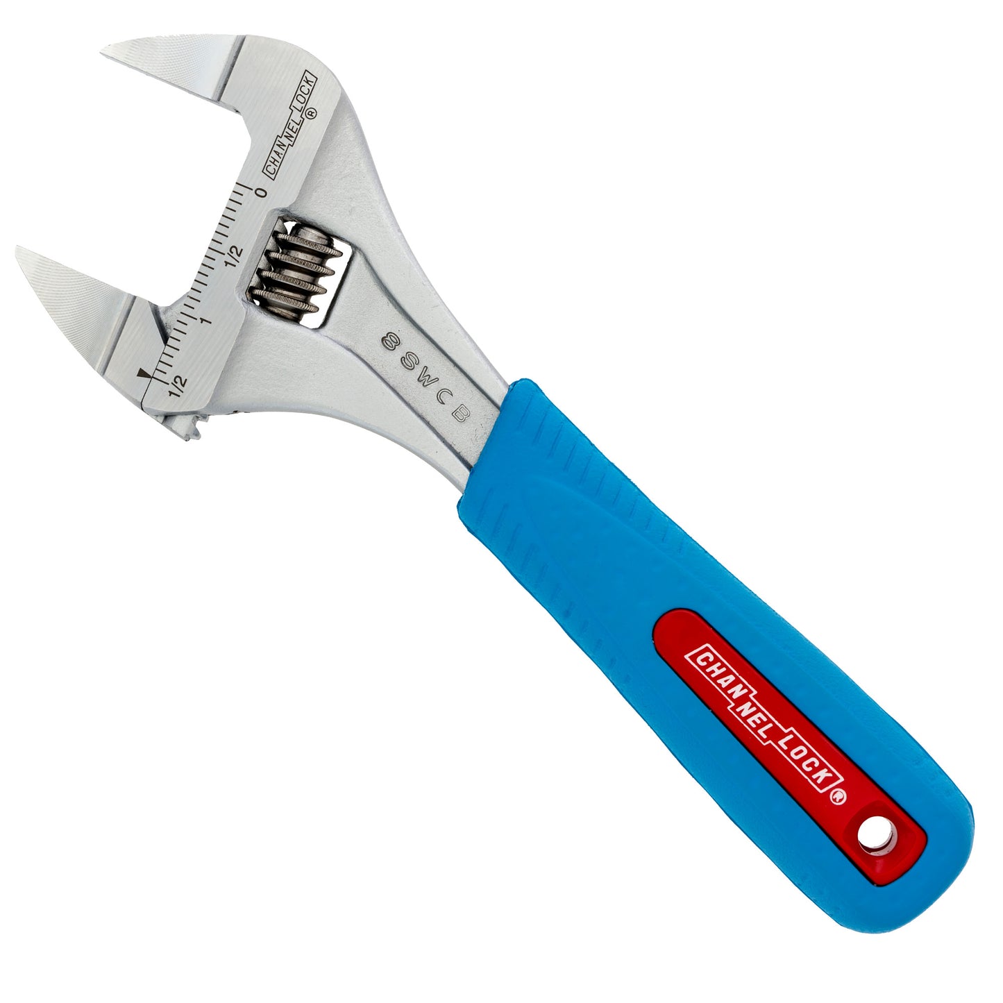 8-inch CODE BLUE® WideAzz® Slim Jaw Adjustable Wrench (8SWCB)
