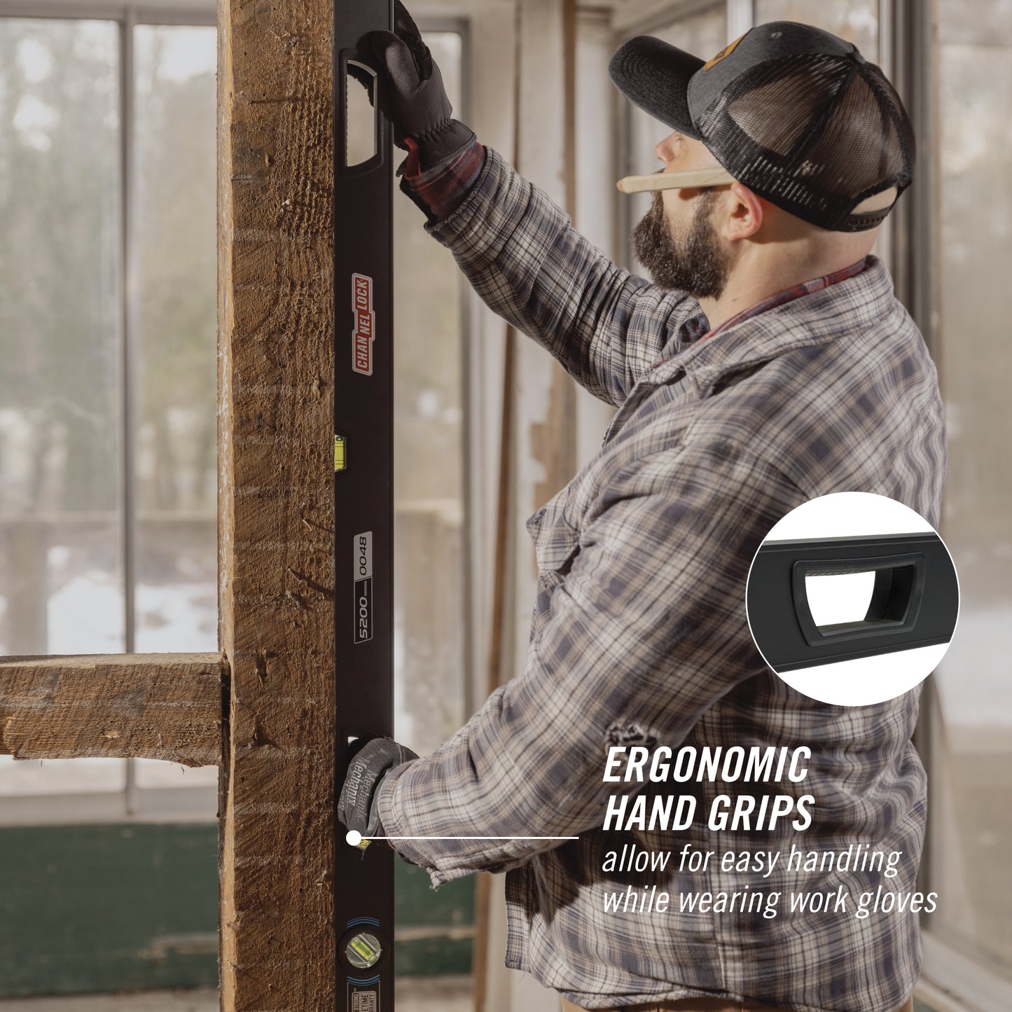 48-inch Professional-Grade Aluminum Box Level (5200-0048)