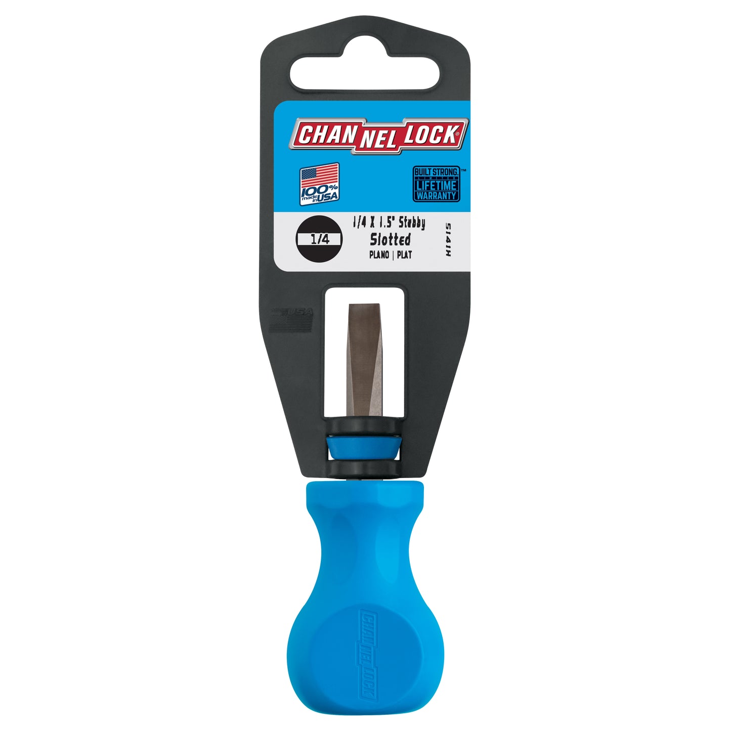 S141H Slotted 1/4 x 1.5 Stubby-inch Professional