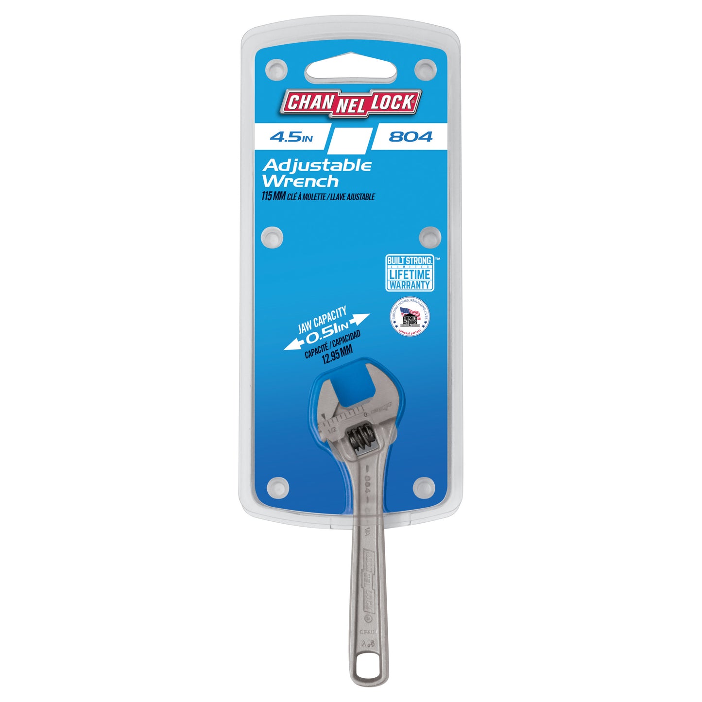 4-inch Adjustable Wrench (804)