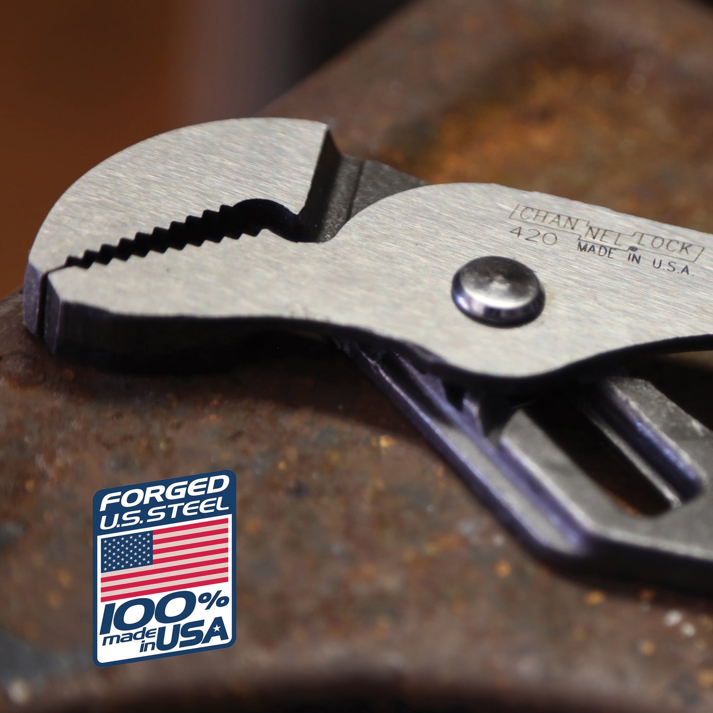 9.5-inch Straight Jaw Tongue & Groove Pliers (420)