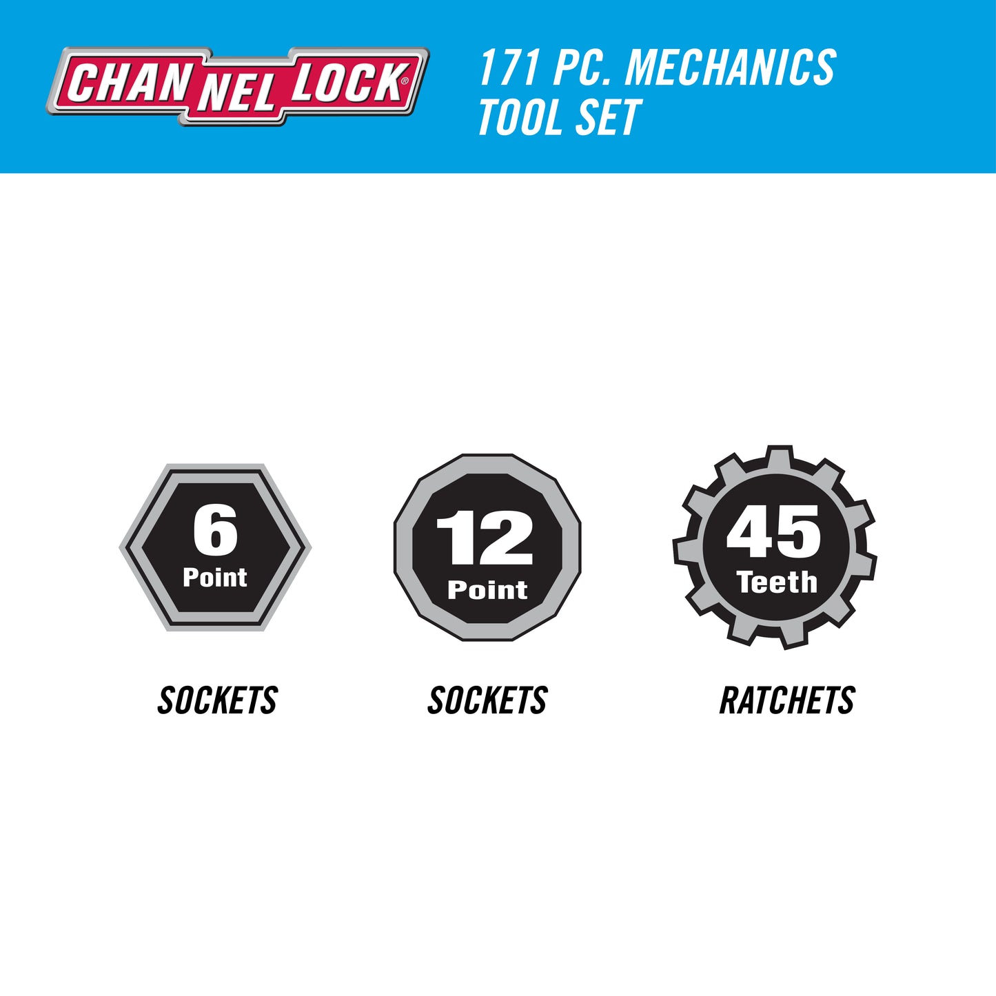 171pc Mechanic's Tool Set (39053)