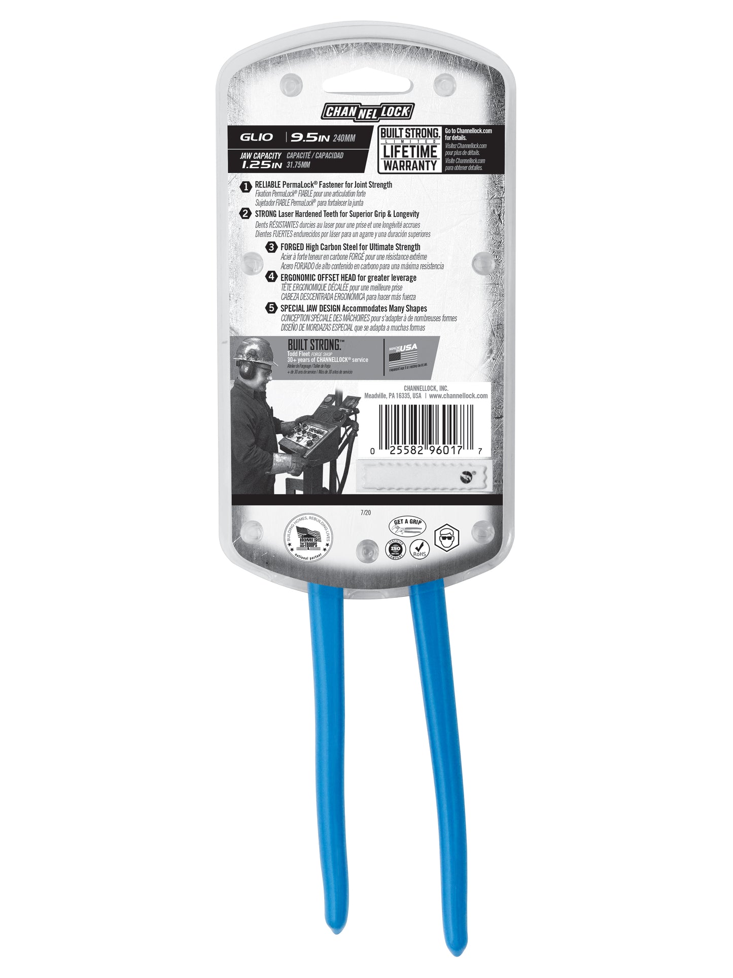 9.5-inch GRIPLOCK Tongue & Groove Pliers (GL10)