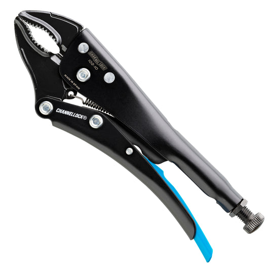 10-inch Curved Jaw Locking Pliers w/ Cutter (102-10)