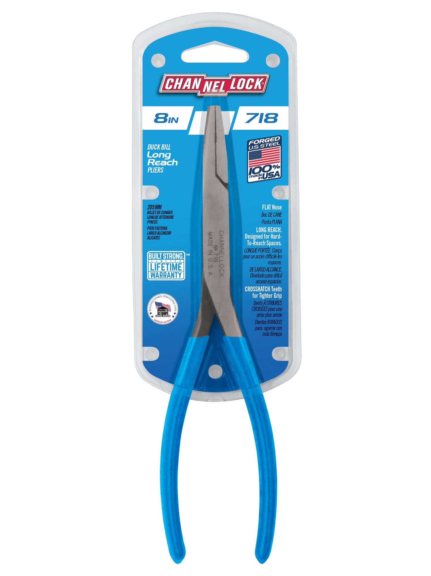 8-inch Duck Bill Long Reach Pliers (718)