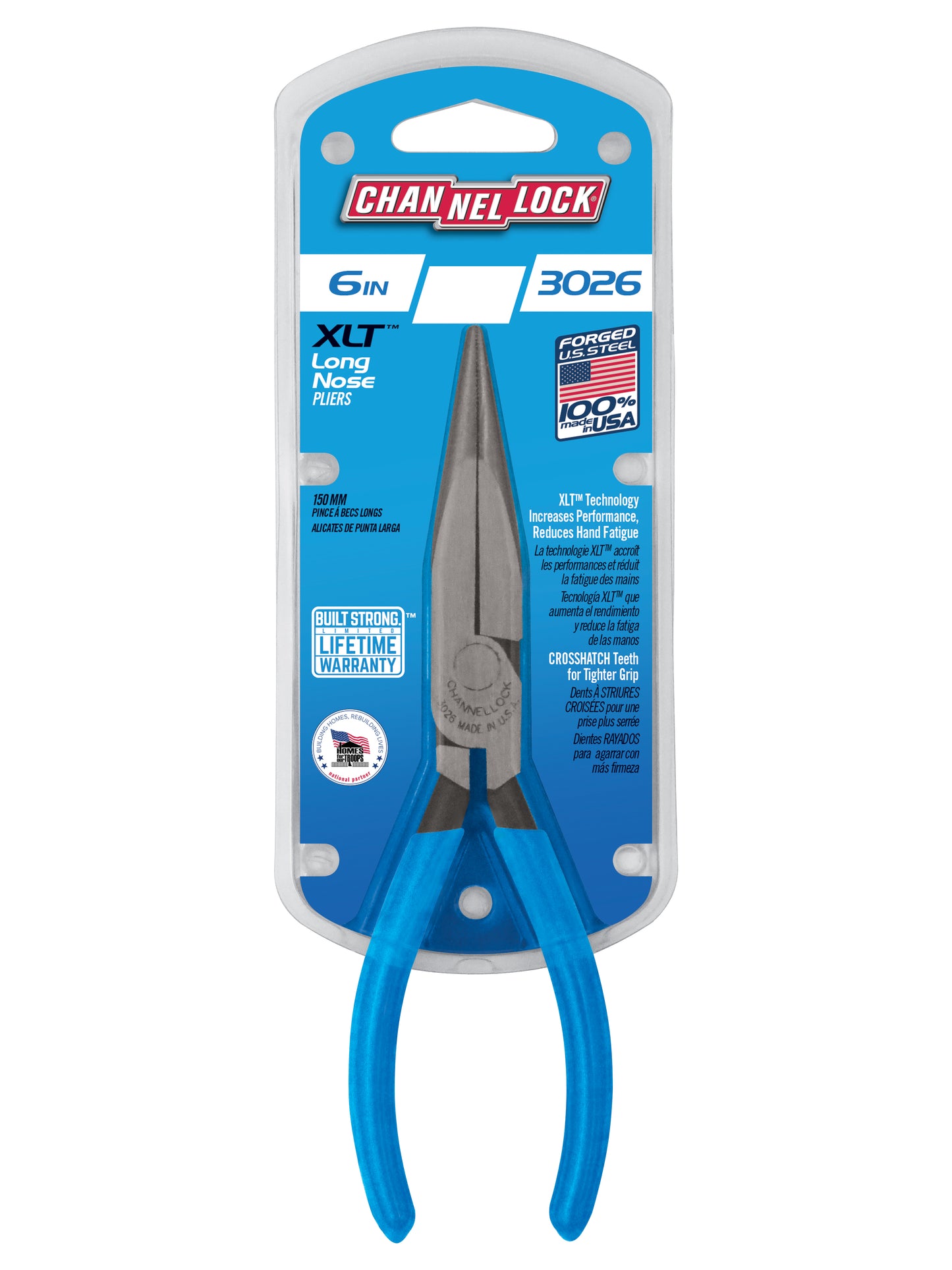 6-inch Long Nose Pliers (3026)