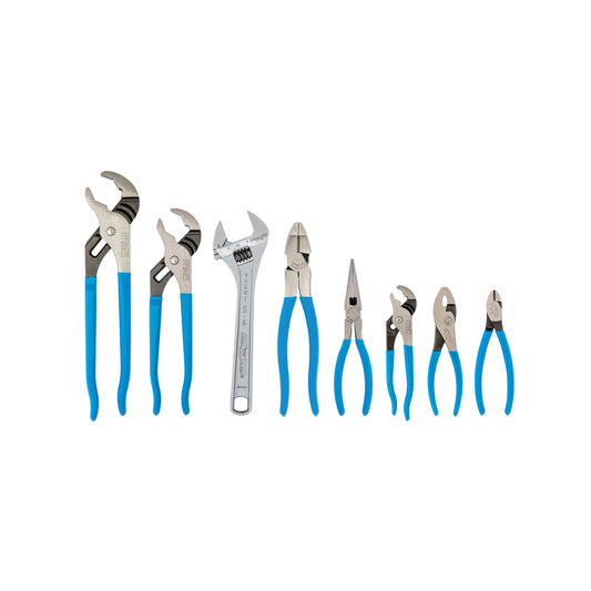 8PC V-Jaw Pliers Set with Wrench (GS-28)