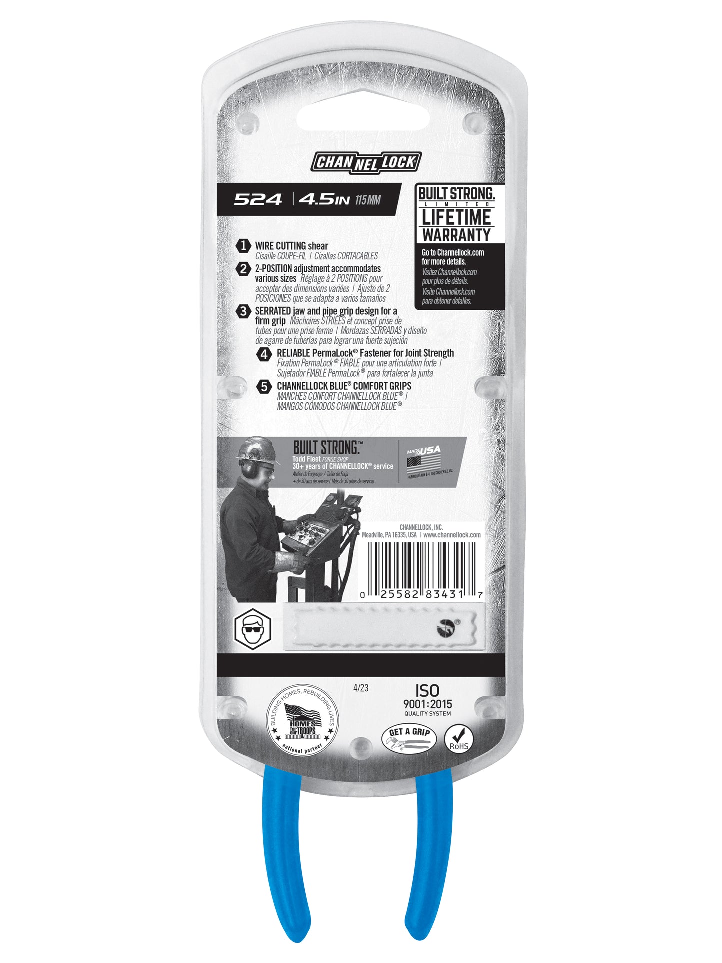 4.5-inch Slip Joint Pliers (524)