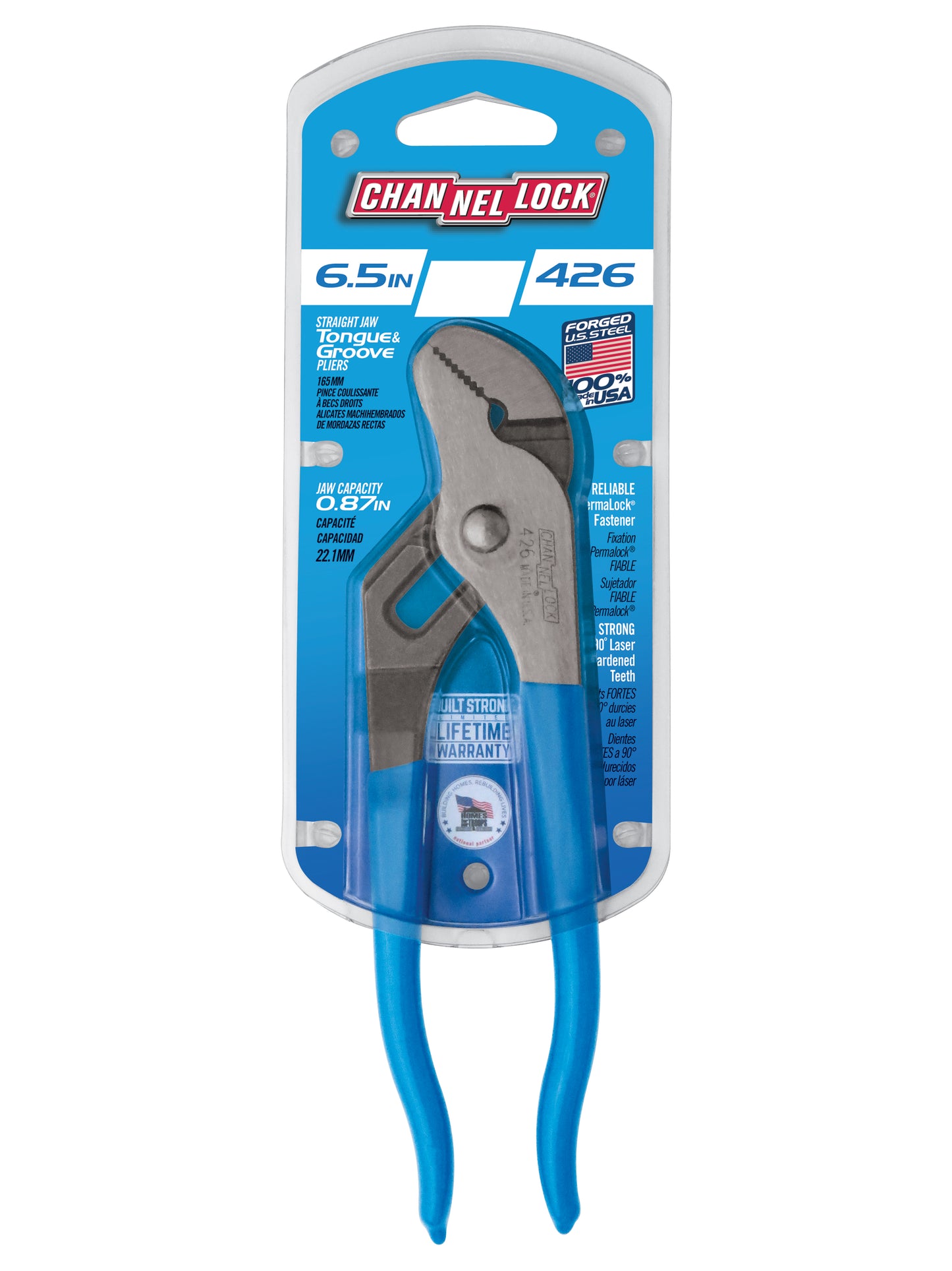 6.5-inch Straight Jaw Tongue & Groove Pliers (426)