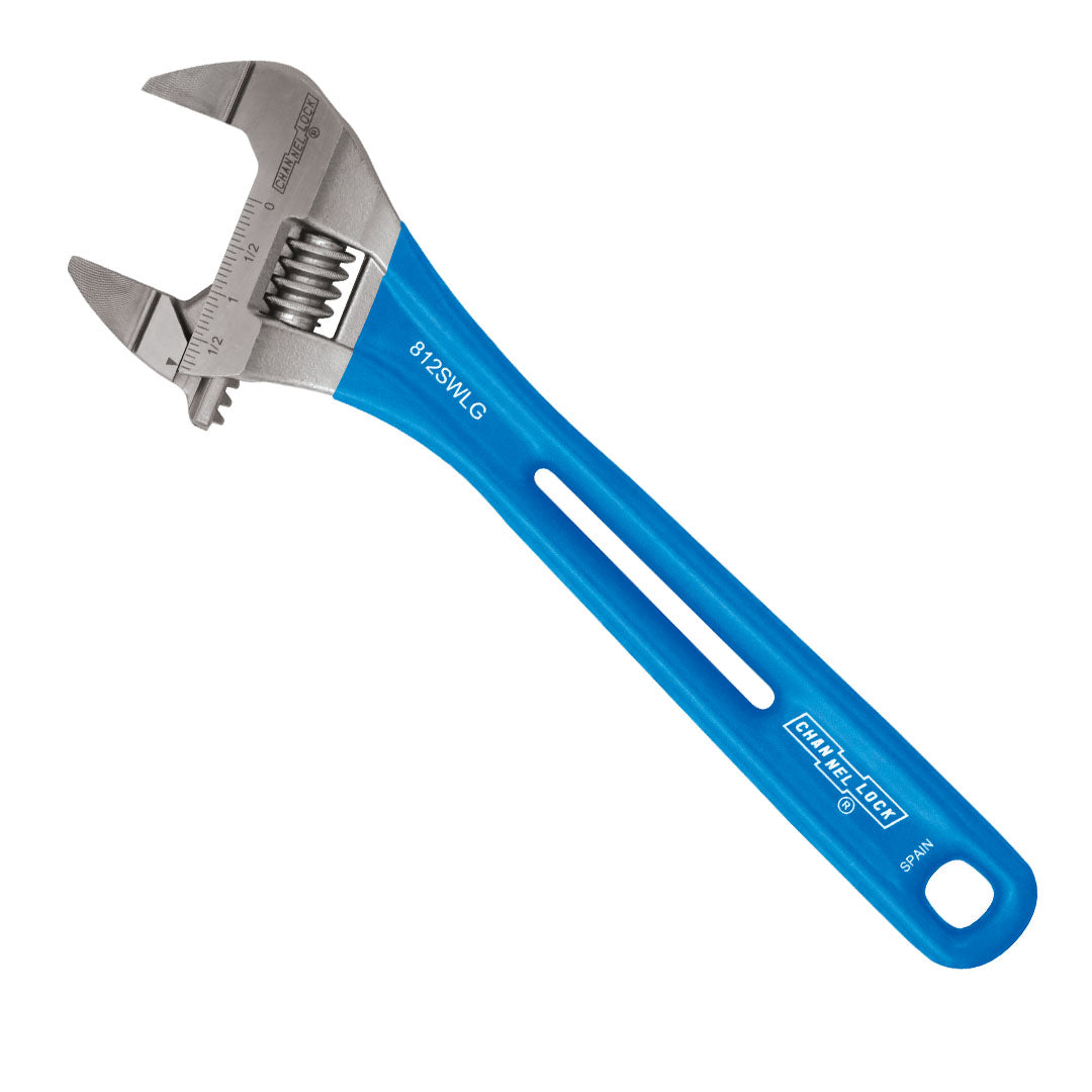 12-inch Lightweight Extra Slim Jaw WideAzz® Adjustable Wrench