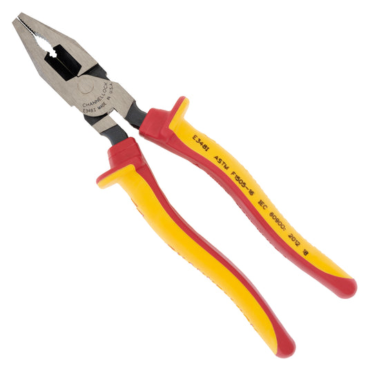 8-inch XLT™ Combination Linemen's Pliers w/ 1000V Insulated Grip (348I)