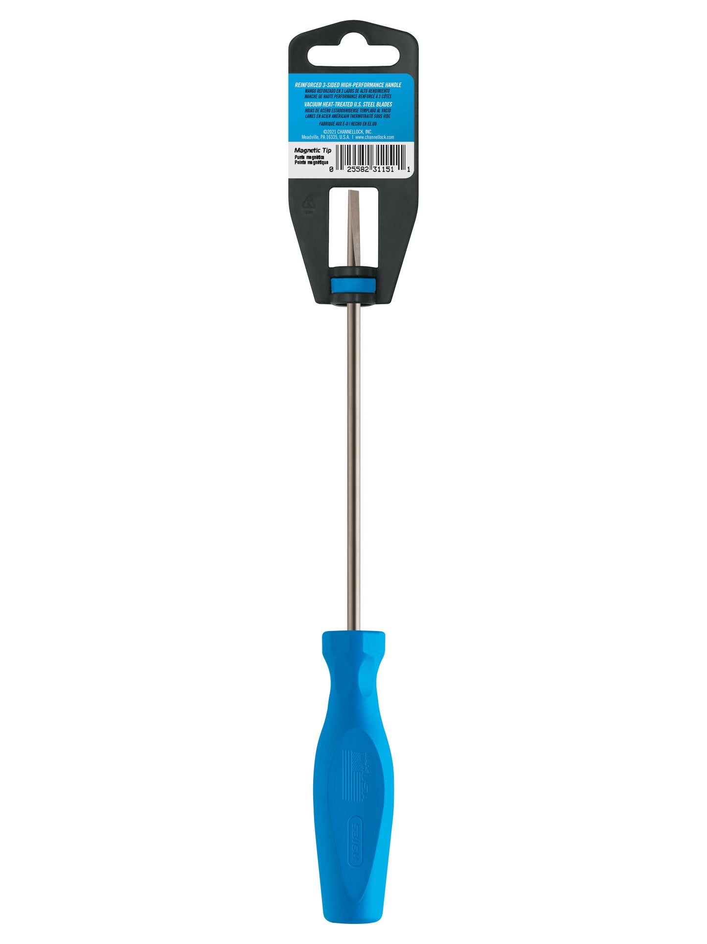 Slotted 3/16 x 6-inch Professional Screwdriver (S316H)