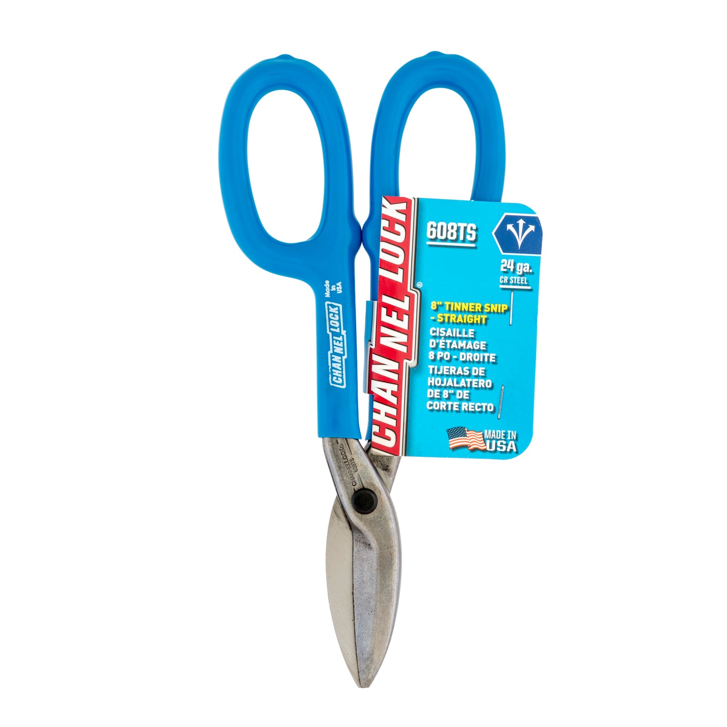 8-inch Straight Tinner Snip (608TS)