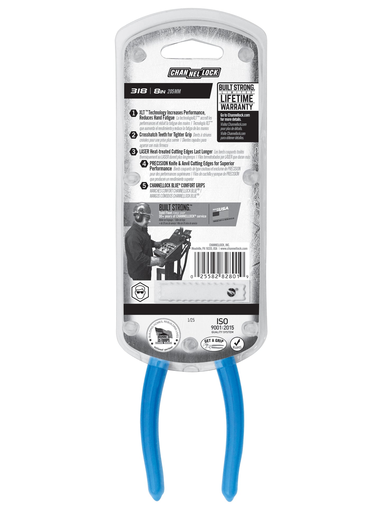 8-inch XLT™ Combination Long Nose Pliers with Cutter (318)