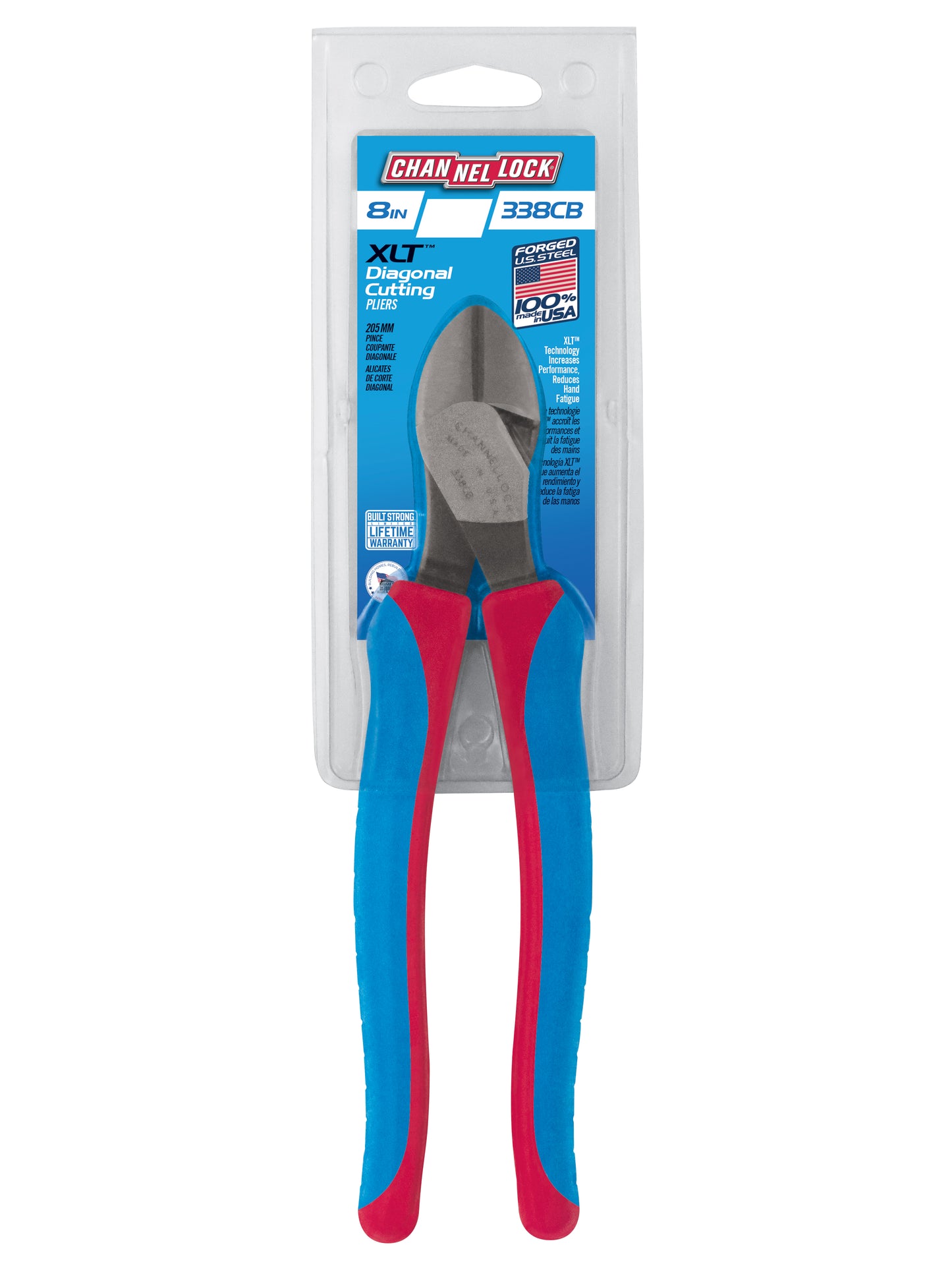 8-inch CODE BLUE® XLT™ Diagonal Cutting Pliers (338CB)