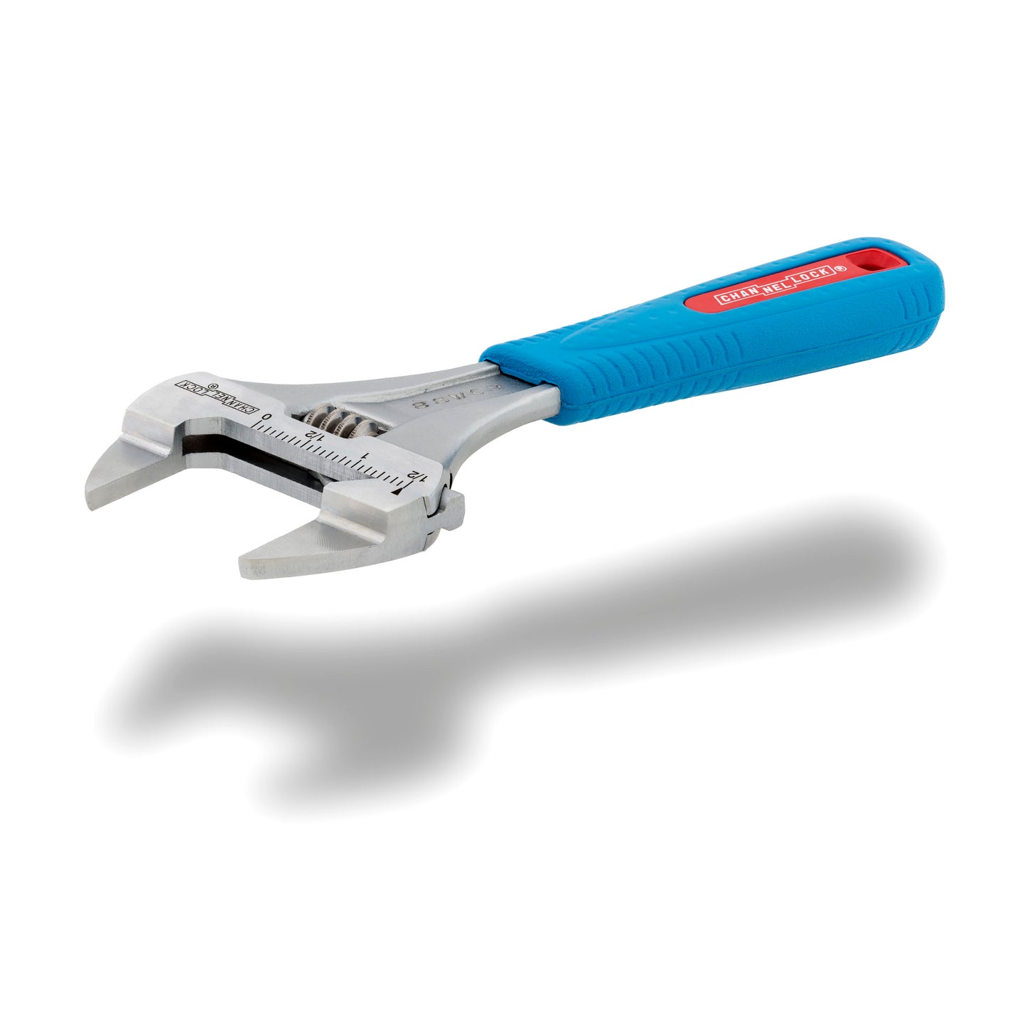 8-inch CODE BLUE® WideAzz® Slim Jaw Adjustable Wrench (8SWCB)