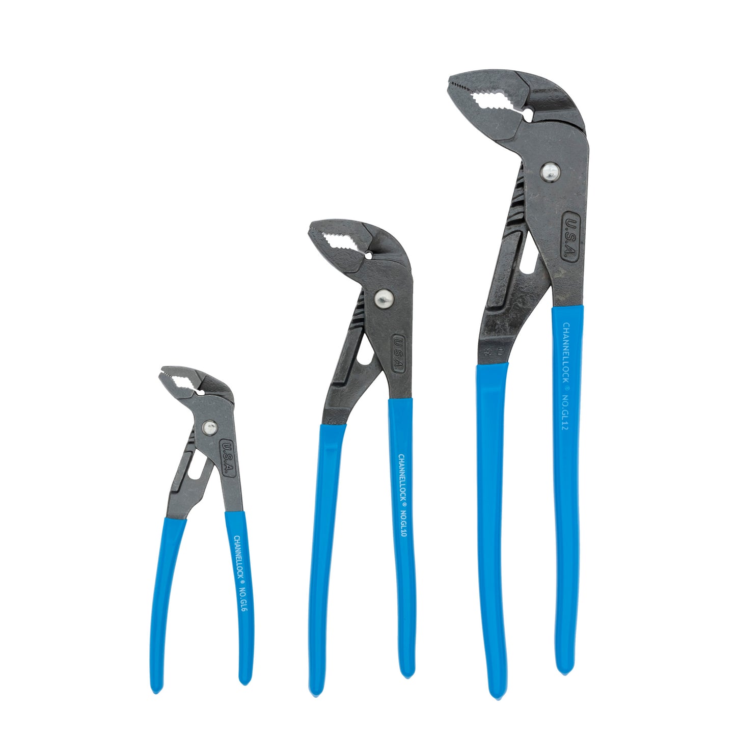 3pc GRIPLOCK Tongue & Groove Pliers Set (GLS-3)
