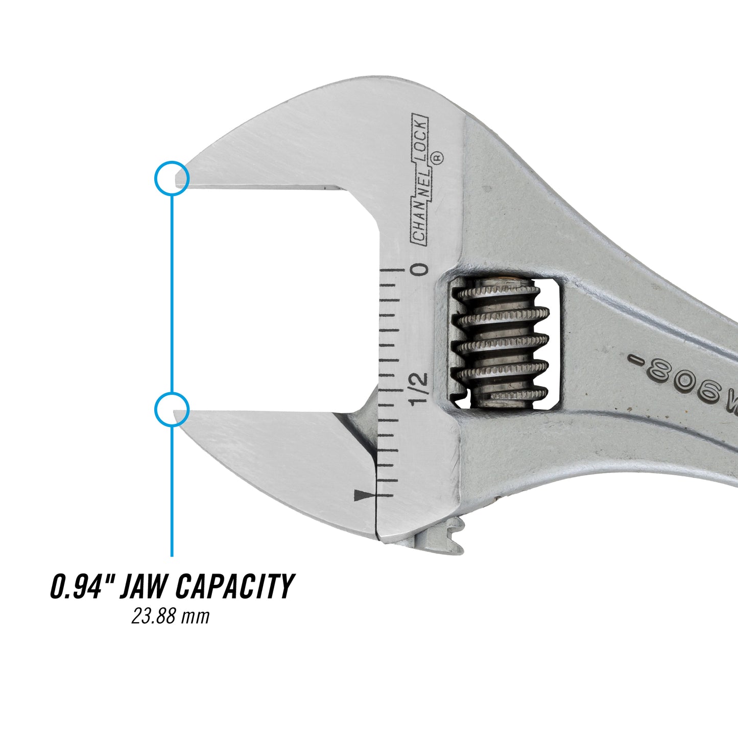 6-inch Adjustable Wrench (806W)