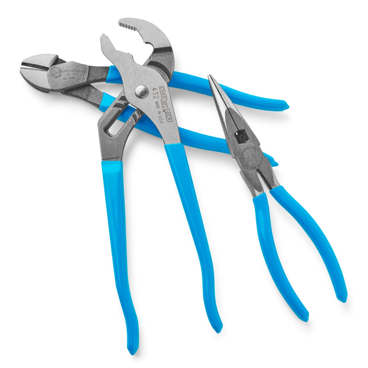 3 Pc Plier Set: 432, 317, 338, Poly-Bagged (GS-23)